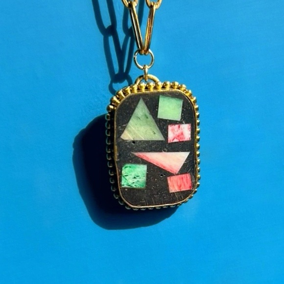 Mosiac Necklace - Picture 1 of 4